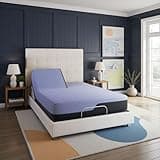 2 Split Flex 6-Layer Hybrid Memory Foam and Coil Adult Mattress, 12 Inches, Mattress-in-a-Box, Split Top King Size, Blue Ice Cover