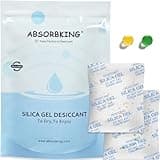 Absorbking Pet Food Desiccant Bag for Most Smart Feeders, 24 Packs Replaced Desiccant Bags with Color Indicating for Automatic Cat Dog Feeder, Desiccant Bag Replacement