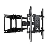 iumLeap TV Bracket TV Stand Wall Mounted TV Mounting Bracket Home Living Room LCD TVs Hanger ''32-65'' Inch Universal Telescopic Rotating Display Wall Clip Monitor Desk Mount TV Stand