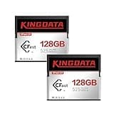 KINGDATA CFast 2.0 128GB 2PACK Memory Card High-Speed for 4K Video & HD