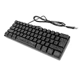 Jenivaint Keyboards, & Presentation Pens Mechanical Ultra Thin Compact Wired USB Keyboard with RGB Backlit 8 Color Modes Anti Ghosting, for Pc Laptop Gaming Typing Mechanical Gaming (Black)