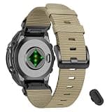 VELEYOK Quickfit Nylon Watchband Compatible with Garmin Fenix 8 43mm/Fenix 7S/7S Pro/6S/6S Pro/5S/5S plus, 20mm Bands Replacement for Garmin Epix Pro 42mm/Descent Mk3i 43mm/Approach S70 42mm