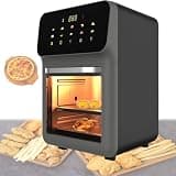 Air Fryer 15L with Clear Window, 1800W Multifunction for Baking, Grilling, Roasting & Frying - Easy Monitoring with LED Light