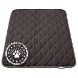 Paw Inspired Washable Padded Crate Mats for Dogs | 41” x 28” Pad, Fits 42-inch Kennels | Leakproof, Waterproof Bottom, Plush Pet Beds (Gray)