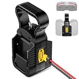 YNDZ 2-in-1 Power Wheel Adapter for Dewalt 20V Battery,Dual Voltage 18V/20V & 36V/40V Output, 14AWG 8 Inch Wire with Switch, Fuse & Wire Terminal for DIY RC Car Robotics RC Truck Toys