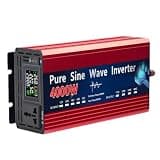 EHSOLZXBE Pure Sine Wave Inverter 12V 220V 24V 110V 1000W 2000W 3000W 4000W 5000W DC to AC Portable Power Converter Car Solar Inverter(2200W,108-28V,100V)