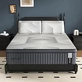2 Queen Mattress, 14 Inch Hybrid Mattress, Plush Feel Soft Memory Foam Queen Size Mattress in a Box and Pocket Springs, Balance Support & Pain-Relief, CertiPUR-US Certified, 100 Night Trials