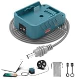 deckit Starlink Mini Battery Adapter,Compatible with Makita 18V Battery, Portable Power Converter for Off-Grid Internet with Switch, Low Voltage Protection & Multi-Port, Includes 5FT DC Cable & Bag