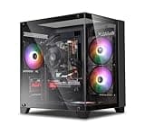 Prebuilt Gaming PC Desktop Computer,AMD Ryzen R5-3500X Desktop,Operating at A Frequency of 3.6-4.1 GHz,RX590 8GB Graphics Card with 8GB GDDR5 Video Memory,16GB DDR4 RAM, 512GB SSD,WiFi 5.0,RGB Black