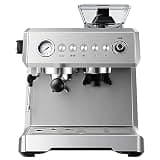 OISNGWNG Italian Coffee Machine Automatic Home Live Grinding Concentrated Commercial Steam Beating Milk Foam