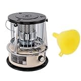 NOENNULL Indoor & Outdoor Portable Kerosene Heater 2.6 KW Kerosene Stove & Heater with Adjustable Height for Camping, Garage, Home and Emergency Use