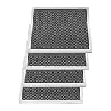 KinderCoring 4-piece Range Hood Ventilation Grille Made of Aluminum Alloy, Heat-resistant, Rustproof, Suitable for Kitchen, Grill And Outdoor Grill, 4 Pieces