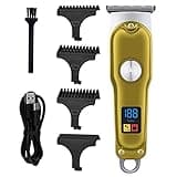 DAXXIN Hair Cutting Tool, Professional Mini Hair Clipper Men's Barber Beard Trimmer Carbon Steel Blade 2 Speed Shaving Cutting Machine