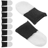JHKNNK 20pcs Finger Sleeves for Gaming Mobile Phone Touchscreen Devices Anti Sweat Gloves Ultra Thin Cloth Material Wide Compatibility for Gamers