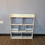 GAOJWJJ Bookcases 7-Compartment Open Bookshelf Design, Suitable for Books, Office Supplies, and Home Decor