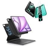 ESR for iPad Air 13 Inch Case Keyboard M4/M3/M2 (2026/2025/2024) + 2 Pack Armorite Screen Protector