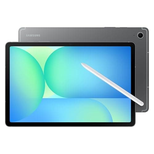Samsung Galaxy Tab S10 FE 5G with S-Pen | 128GB, 8GB RAM, 5G + WiFi 6E | 10.9” LCD, Android 15 Tablet, 4K Camera | US Model Unlocked for T-Mobile, AT&T, US Cellular, Global | Gray (Renewed)