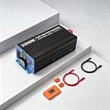 2200W Pure Sine Wave Inverter 12V DC to 120V AC | Built-in 5V/2.1A USB & Hardwire Remote | Power Converter for RV, Truck, Home and Off-Grid 110V Solar Systems