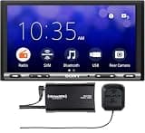 Sony XAV-AX3200 6.95" CarPlay Android Auto Media Receiver with WebLink Cast, SiriusXM Ready, Extra BASS + SXV300V1 SiriusXM Vehicle Tuner Bundle