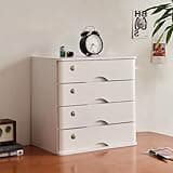 ntumLeap Stylish Solid Wood File Cabinet with Lockable Drawers-4 Drawer Compact Storage Solution for Home & Office,Easy Access & Secure Document Nization,