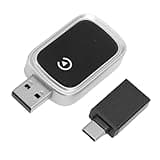 Jelquix Wireless Adapter for 5.8GHz WiFi Bluetooth 5.0 USB Type C Wired to Wireless Converter, Plug & Play Connection Stable for Phone Car