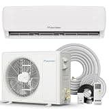 Mountman 12000BTU Mini Split AC/Heating System, 115V 19 SEER2 Energy Efficient Mini Split Air Conditioner with Heat Pump, Cools Up to 750sq.ft, Ductless Inverter AC Unit with Pre-Charged Condenser