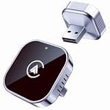 2 in 1 Wireless CarPlay & Android Auto Adapter 2026 Upgrade Mini Design, USB/USB-C Plug & Play Car Adapter Converts Wired CarPlay and Android Auto to Wireless