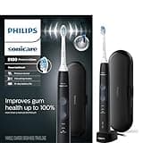 Philips Sonicare ProtectiveClean 5100 Rechargeable Electric Toothbrush, with Pressure Sensor, 3 Cleaning Modes, SmarTimer and QuadPacer, 14-Day Battery Life, Travel Case, Black, Model HX6850/60