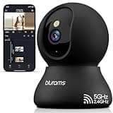 blurams Indoor Camera, 2K Pet Camera 360° Cameras for Home Security with Phone App, Motion Tracking, 2-Way Audio, IR Night Vision, Siren, Compatible with Alexa & Google Assistant