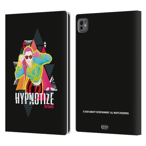Head Case Designs Officially Licensed Just Dance Hypnotize Artwork Compositions Leather Wallet Case Compatible with Apple iPad Pro 11 M4/M5 2024/2025