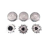 3 Pack Shaver Head Replacement Compatible with Philips HQ9 HQ8100 HQ8140 HQ8142 HQ8150 HQ8160 HQ8170 HQ9170 HQ9160 HQ9020