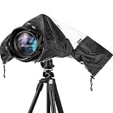 Altura Photo Camera Rain Cover - Professional Waterproof Lens Jacket Covers with Dual Hand Sleeves and Full-Length Zipper - Weather Protector for Canon Nikon Sony Fujifilm DSLR & Mirrorless Cameras
