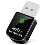 Luckyish Wireless Carplay Adapter for iPhone Latest Upgrade, Tiny Bluetooth Dongle Convert Wired to Wireless for Apple Car Play Plug & Play, Zero-Lag Auto-Connect GPS Works With 2016+ Car(Matte Black)