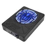 Omquot 10 Inch 1250W Slim Amplified Car Subwoofer Amplifier for Car Sound System