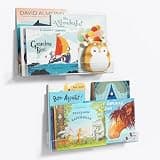 NIUBEE 16.5” Acrylic Floating Bookshelves for Kids Wall Shelves 2 Packs