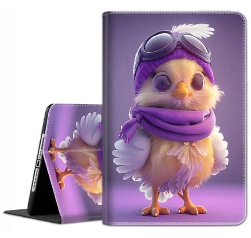 Case for iPad 10.2/10.5,iPad 9th/8th/7th Gen, iPad 10.2 inch 2021/2020/2019, iPad Air 3rd Gen/Pro 10.5" - Slim Fit Standing Cover with Auto Sleep/Wake, Cute Chicken Baby