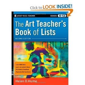 The ArtTeacher's Book of Lists 2nd Second edition byHume