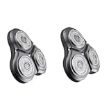 Shaving Razor Head For Dry Wet Machine Beard Trimmer Replacement Shaver Blade,Compatible For MIJIA S500 S500C S300(2pcs)