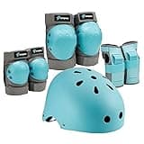 S SPOFINE Kids Bike Helmet, Toddler Helmet for Youth Adult, Knee Pad Elbow Pad Wrist Guard Protective Gear Set for Skateboard, Bike, Skating, Cycling