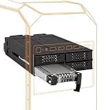 ICY DOCK 4 x 2.5 NVMe U.2/U.3 SSD PCIe 4.0 Mobile Rack for 5.25" Bay with OCuLink | ToughArmor MB699VP-B V3