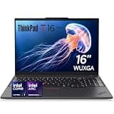 Lenovo ThinkPad T16 Gen 3 Business Laptop, 16" WUXGA Touchscreen, Intel Core Ultra 7 165U, 32GB DDR5 RAM, 52TB SSD, Backlit Keyboard, Fingerprint Reader, Wi-Fi 6E, RJ-45, Windows 11 Pro