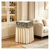 CHZDPP Customised Safe Covers Disguise for Bedside Table/Freezer, Full-Coverage Safe Box Dust Covers, Dutch Velvet Safety Cover for Moisture Protection(Beige,22"x18"x31"/55x45x80cm)