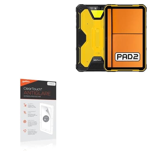 BoxWave Screen Protector Compatible with Ulefone Armor Pad 2 - ClearTouch Anti-Glare (2-Pack), Anti-Fingerprint Matte Film Skin