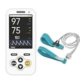 Pulse Oximeter - Oximeter Real-Time & Nighttime Monitoring with Continuous SpO2 Alarm, Adjustable Alarm Threshold and Volume
