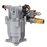Alomejor 3/4 Inch Shaft Horizontal Pressure Washer Pump High Performance 2508 PSI 2.4 GPM Replacement for Gas Power Washer