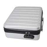 banapoy Fireproof Document Box, Water Proof Document Hard Case with Combination Lock, Shock Proof File Storage Organizers Security Case for Money Passport Certificates