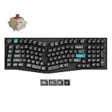 Keychron Q13 Ultra 8K Wireless Mechanical Keyboard, 96% Alice Ergonomic Layout with Numpad, Full Aluminum Custom Keyboard, ZMK, 8000Hz Polling Rate, Hot-Swappable RGB for Mac Windows Linux
