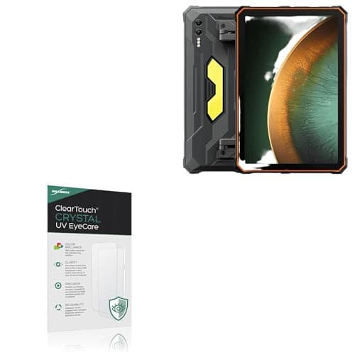 BoxWave Screen Protector Compatible With Blackview Active 10 Pro - ClearTouch Crystal Anti-UV EyeCare (2-Pack), Filters out Harmful Blue Light Reduce Fatigue