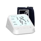 Upper Arm Blood Pressure Monitor – Dual User Memory BP Machine for Home Use, Large LED Screen, Adjustable Cuff, Fast & Accurate Reading, Portable Health Monitor Anytime Anywhere