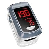 HOLFENRY Pulse Oximeter Fingertip - HOLFENRY Oxygen Monitor Fingertip Mini SpO2 Pulse Oximeter Oxygen Saturation Monitor for SpO2/Heart Rate/PI Pulse Ox